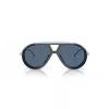 EMPORIO ARMANI EA4242U621380 pánske slnečné okuliare - matný čierny rám, sivo gradientné sklá, 56 mm