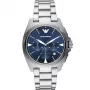 Emporio Armani Luigi pánske quartz hodinky AR11411 41mm čierny ciferník kožený remienok
