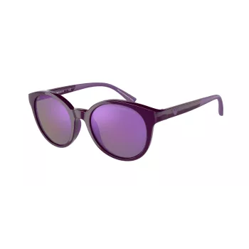 EMPORIO ARMANI dámske slnečné okuliare EA4185-51154V, priehľadný sivý rám, sivé gradientové sklá 47/18/125 mm