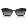 EMPORIO ARMANI dámske slnečné okuliare EA4238F50178G – čierny acetátový rám, sivé gradientové sklá 54 mm