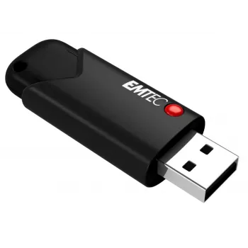 Emtec USB 3.2 Click Secure B120 256GB USB kľúč čierny