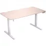 ENDORFY Atlas L elektricky výškovo nastaviteľný stôl na státie a sedenie, svetlé drevo, 1400x600 mm