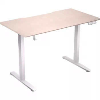 ENDORFY Atlas S elektricky výškovo nastaviteľný stôl svetlé drevo 120x60 cm