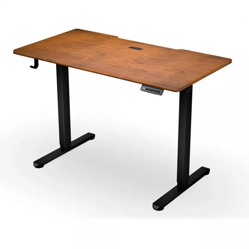 ENDORFY Atlas S Electric výškovo nastaviteľný stôl orech/čierna 120x60 cm