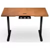 ENDORFY Atlas S Electric výškovo nastaviteľný stôl orech/čierna 120x60 cm