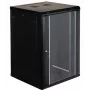 EPRADO-R19-18U/600-BLUE 18U 19-palcový nástenný rack skriňa modrá 600x600x800mm