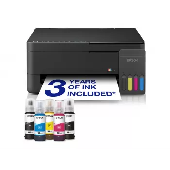 Epson EcoTank L3350 atramentová farebná multifunkčná tlačiareň A4 Wi-Fi čierna