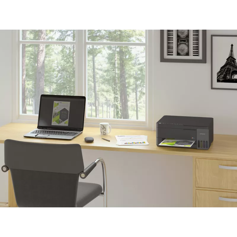 Epson EcoTank L3350 atramentová farebná multifunkčná tlačiareň A4 Wi-Fi čierna
