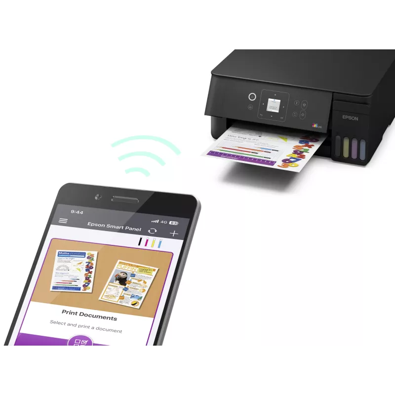 Epson EcoTank L3362 farebná multifunkčná atramentová tlačiareň (A4, Wi-Fi, čierna)