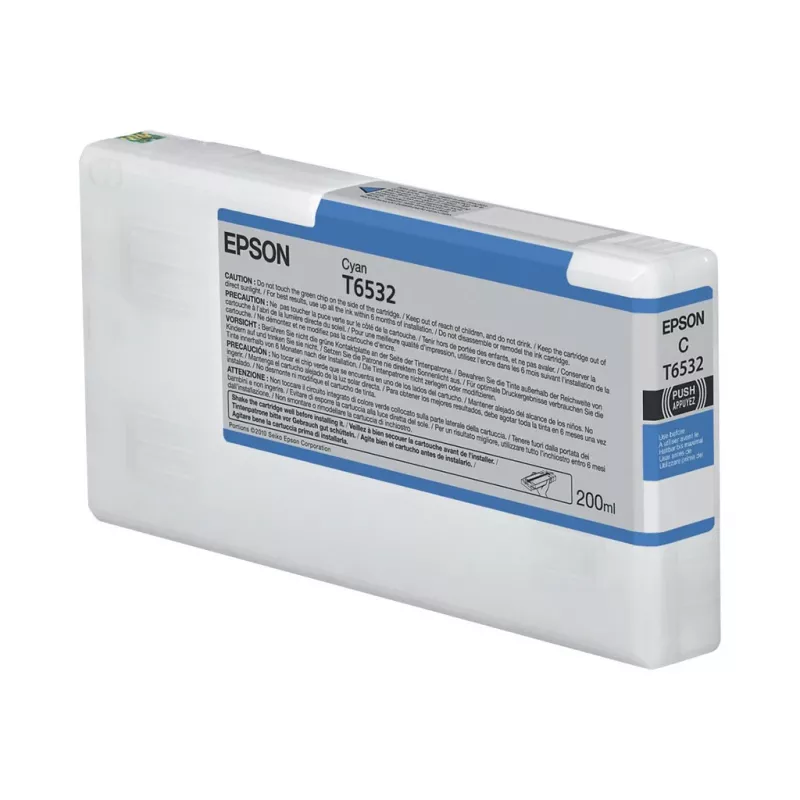 EPSON T6532 atramentová kazeta, azúrová