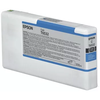EPSON T6532 atramentová kazeta, azúrová