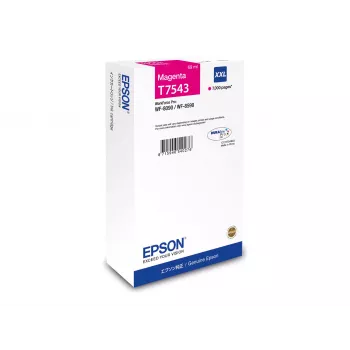 Epson T7543 XXL purpurová atramentová kazeta (69 ml) – originál pre WorkForce Pro 8090/8590