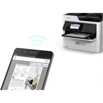 Epson WorkForce Pro WF-M5799DWF tlačiareň atramentová čiernobiela MFP A4, stav počítadla od 20K do 60K (použitá)