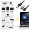 EQUIP 133101 USB-C & USB-A na RJ45 Gigabit Ethernet adaptér, čierny