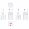 Equip 245526 2-port USB-C PD3.0 / USB-A GaN 20W nástenná nabíjačka, biela