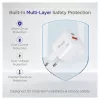 Equip 245526 2-port USB-C PD3.0 / USB-A GaN 20W nástenná nabíjačka, biela