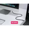 EQUIP 578203 USB-C na USB-C aktívny optický kábel 7,5 m 4K@60Hz 10Gbit/s PD 60 W čierny
