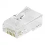 Equip Cat.6A RJ45 tienený bez nástrojov montovateľný poľný konektor (balenie 100 ks)