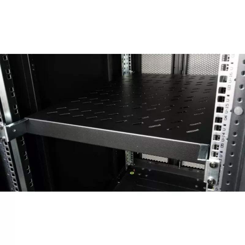 Variabilná polica Equip EZVS-19-1-10-B 19 palcov 1U, hĺbka 1000 mm, čierna