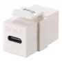 Equip Keystone Coupler USB 3.2 Gen 2 USB-C na USB-C konektor samica na samicu, biela
