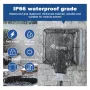 EQUIP nástenná zásuvka 1-port Keystone nechránená vonkajšia sivá IP44