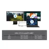 EQUIP USB-C 4-in-1 Dual-HDMI adaptér so 100W PD, 4K MST, hliník
