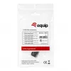Equip USB-C keystone spojka, USB 3.2 Gen 2, USB-C konektor samica na samicu, čierna
