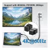 Equip USB-C keystone spojka, USB 3.2 Gen 2, USB-C konektor samica na samicu, čierna