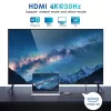 EQUIP USB-C multiport adaptér s 2x HDMI, RJ45, 2x USB-A, USB-C PD 100W, sivý