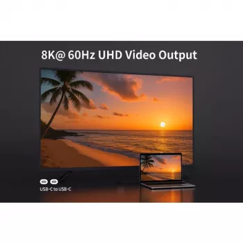 EQUIP USB-C na C aktívny optický kábel 7,5 m 8K 60 Hz PD 60 W 10 Gbit/s čierny
