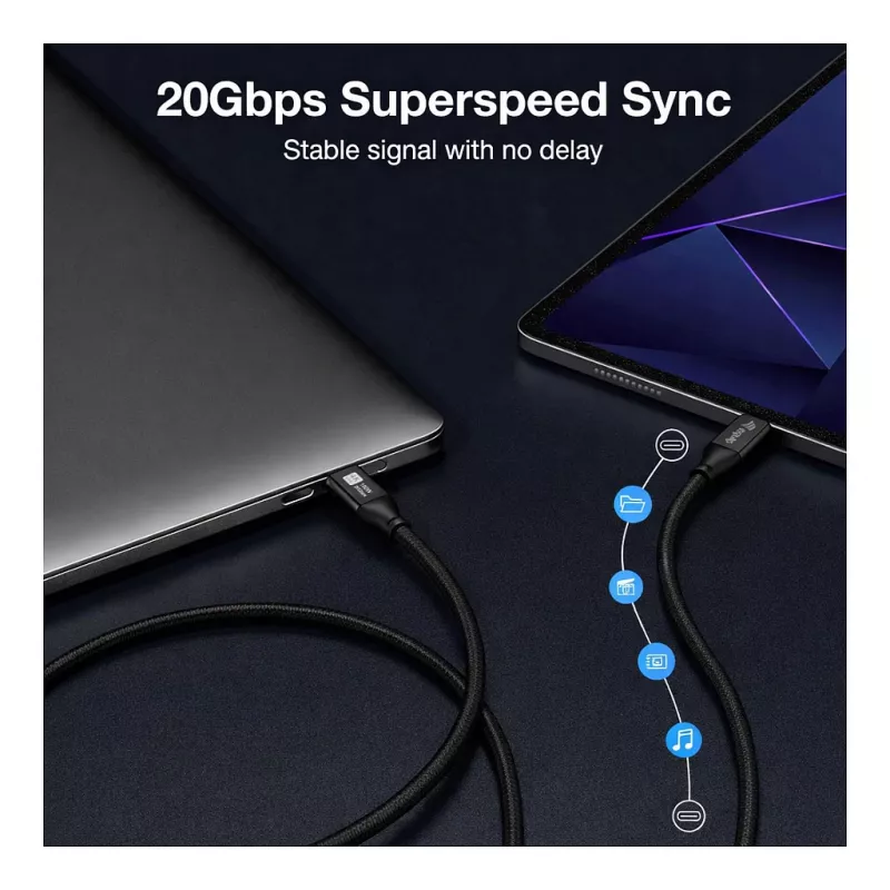 EQUIP USB-C na USB-C + HDMI adaptér so 100W PD, 4K/60Hz, hliník