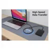 EQUIP USB-C na USB-C + HDMI adaptér so 100W PD, 4K/60Hz, hliník