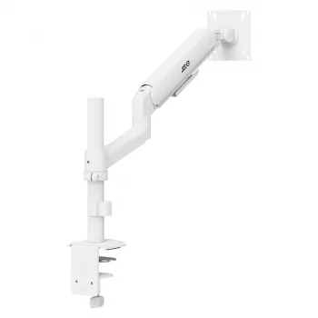 ERGO OFFICE ER-691 W Plynová pružinová držiak na stôl pre 17-32 palcové monitory do 10 kg, Matná biela