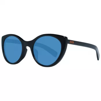 ERMENEGILDO ZEGNA unisex slnečné okuliare ZC0009F01V53 - čierny rám, sivé gradientové sklá 53/23/150 mm