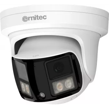 Ernitec Wolf Ultra 8MP turret kamera s 190° objektívom, IR- & biele svetlo, PoE, IP66, NDAA 0070-08129