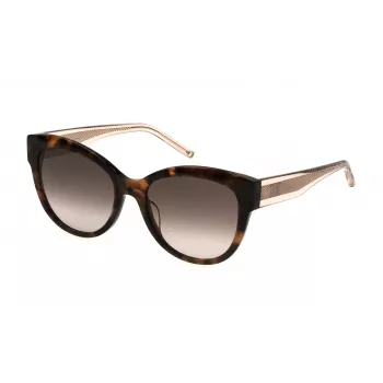 ESCADA dámske slnečné okuliare SESD99-5509XK Cat Eye Havana hnedý gradient 55 mm