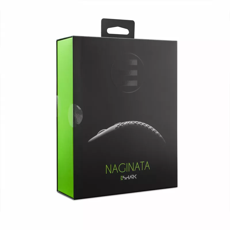 eShark NAGINATA ESL-M4 biela herná myš