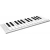 ESI Xkey 25 USB MIDI kontroler klávesnica - 25 dynamických klávesov, polyfonický aftertouch, brúsený hliník, ultraplochá, strieborná