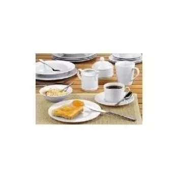 Esmeyer Heike hlboké polievkové taniere 23 cm, porcelán, biela, balenie 6 ks 433-239