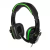 Esperanza EGH310G Herný headset s mikrofónom na ramene, káblový, 3,5-mm jack, čierna & zelená