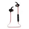 Esperanza EH186K bezdrôtové športové in-ear Bluetooth slúchadlá s mikrofónom, čierna/červená