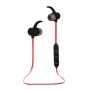 Esperanza EH186K bezdrôtové športové in-ear Bluetooth slúchadlá s mikrofónom, čierna/červená