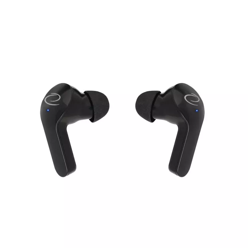 Esperanza EH239K True Wireless Stereo Bluetooth in-ear slúchadlá s nabíjacím puzdrom, dotykové ovládanie, vstavaný mikrofón, čierne