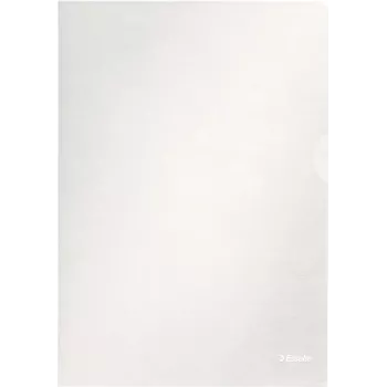 Esselte Standard A4 dokumentové obaly, polypropylén, zrnitý, 0,12 mm, otvorené zhora a zboku, dokumentovo bezpečné, výrez na palec, balenie 100 ks 54832