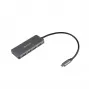 ESTUFF ES623007 USB-C nabíjací hub 165W GaN 4-port Power Delivery spacegrau