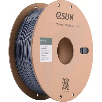 eSUN PETG+ 1,75 mm sivý 1 kg papierová cievka 3D tlačiarenský filament PETG+175H1P1