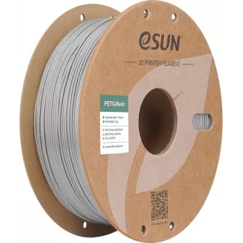 eSUN PETG 1,75mm strieborná 1kg 3D tlačiarenský filament PETG-Basic175S1P1