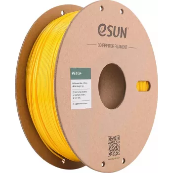 eSUN PETG+ 3D tlačiarenský filament 1,75mm 1kg žltá papierová cievka PETG+175Y1P1