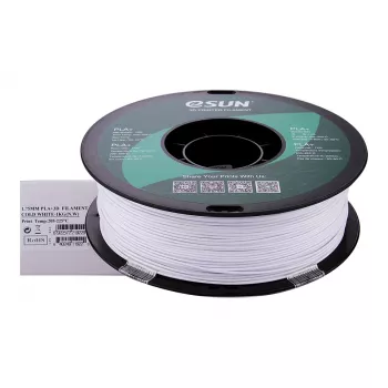 ESUN PLA+ 1,75 mm studená biela 1 kg 3D tlačový filament