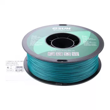 ESUN PLA+ 1,75 mm zelené 3D tlačové filament, 1 kg